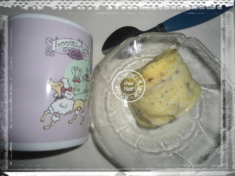 mug cake au roquefort 2