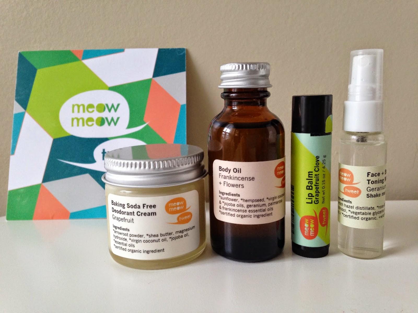 Here he is! The Meow Meow tweet deodorant free of Baking Soda :)