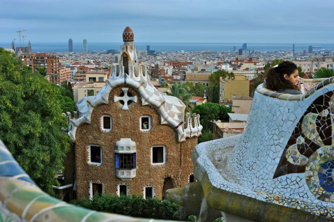 Dans la tête de Gaudi, Barcelone, Espagne