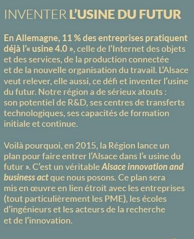 Orientations budgétaires de la Région Alsace pour l’année 2015