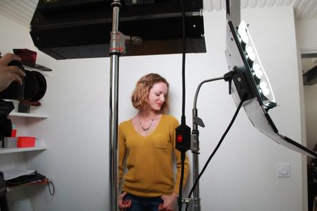 Coulisses tournage tutoriels vidéo Ma vie en couleurs