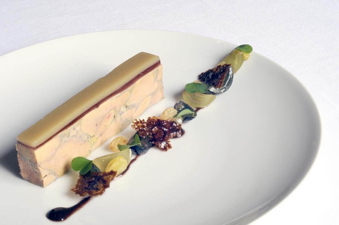 Foie gras de Canard au verjus Cristal Room © Justin Creedy 2