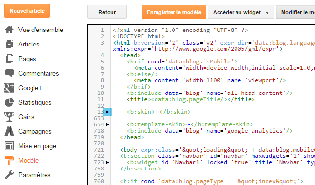 Modifier l'apparence de la date des articles