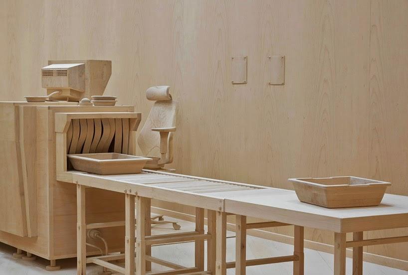 Les reproductions en bois grandeur nature de Roxy Paine - Sculpture