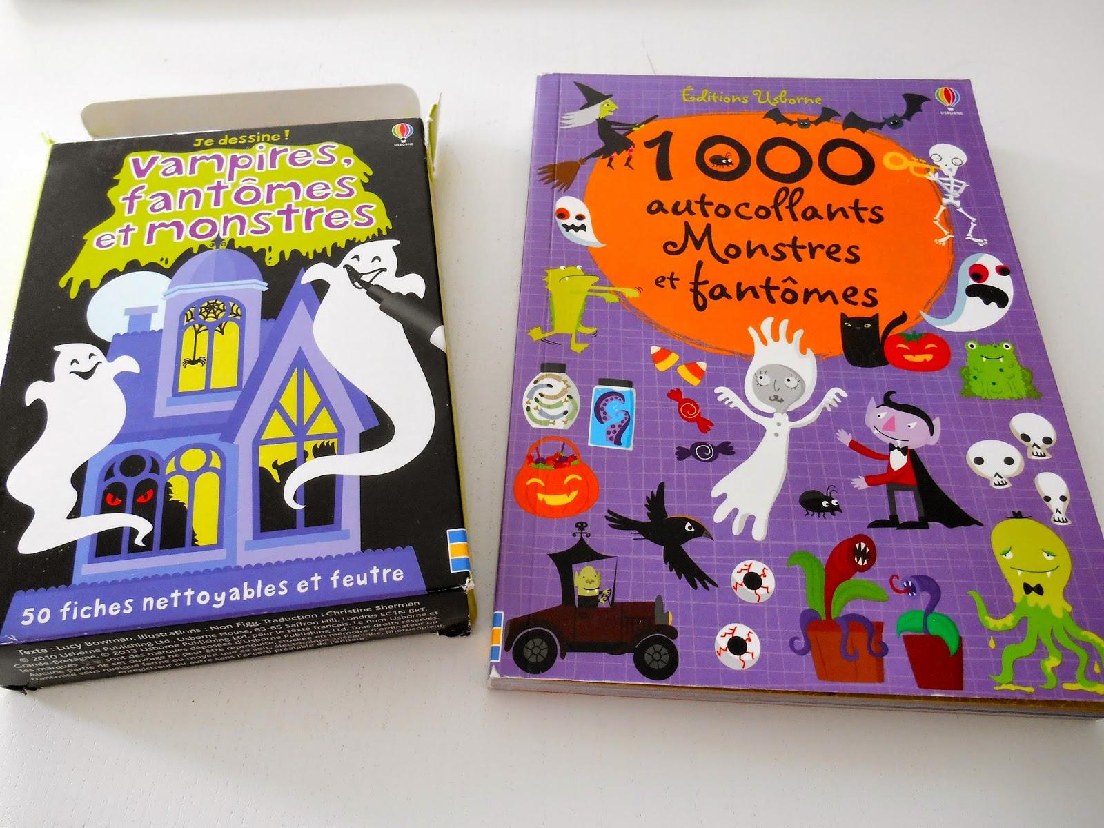 Halloween : on dessine, on colle, on colorie! #1 : Je dessine ! Vampires, fantômes et monstres - 1000 autocollants Monstres et fantômes