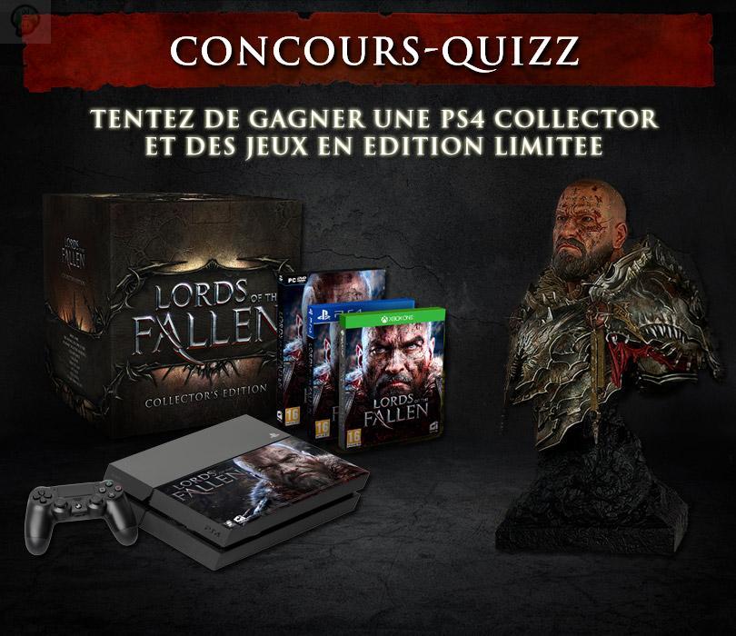 alerte Concours: Une PS4 collector Lords of the Fallen dédicacée par l’équipe de développement à gagner !  ps4 concours 