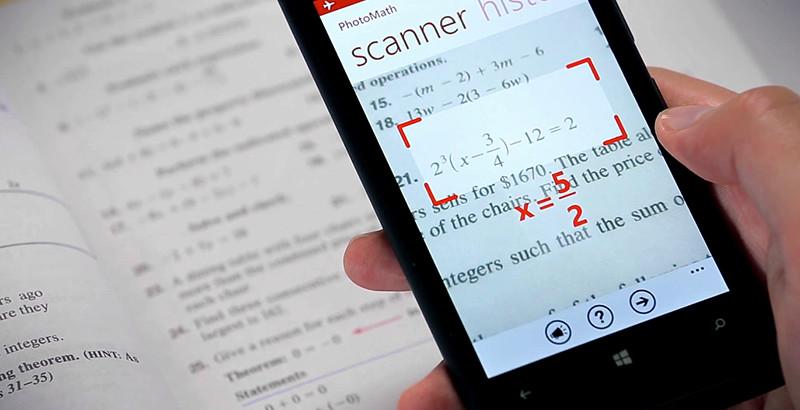 PhotoMath, une application pour résoudre des équations mathématiques