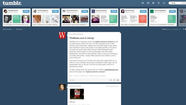Comment trouver un emploi sur tumblr
