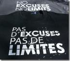 T-Shirts Pas d'excuses Pas de limites Lazy Legz