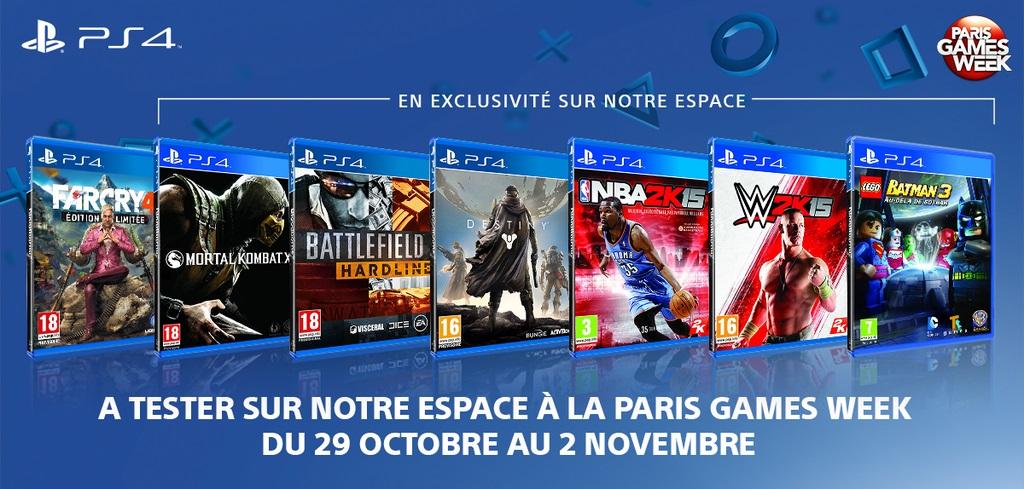 Sony dévoile son line up pour la Paris Game Week