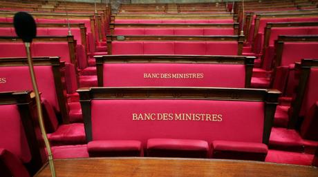 L'hémicycle de l'Assemblée nationale, à Paris, le 10 juin 2006.