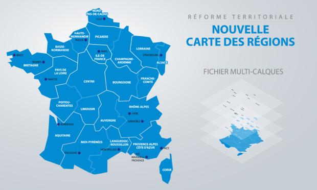 Crédit : réforme des régions par Shutterstock