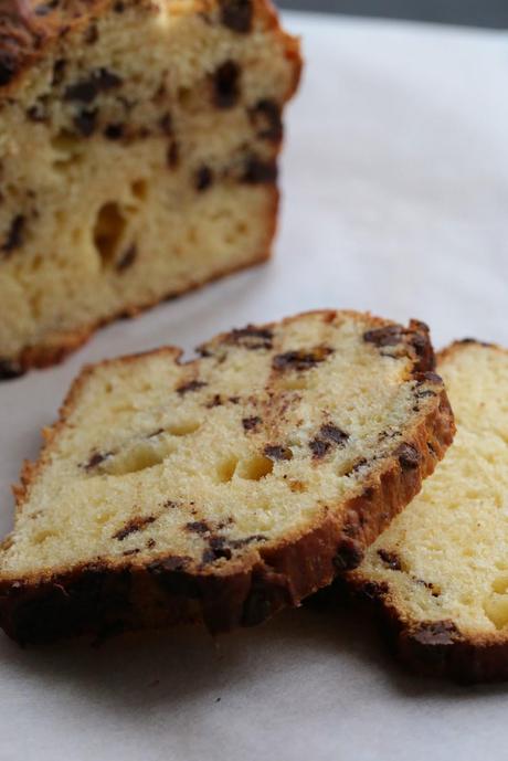 Brioche sans pétrissage aux pépites de chocolat