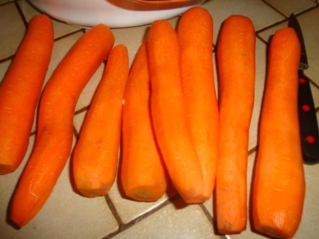 velouté de carotte  oignons 