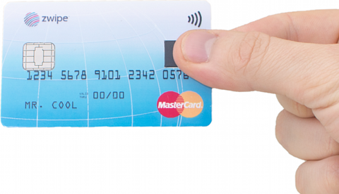 Carte MasterCard avec technologie Zwipe