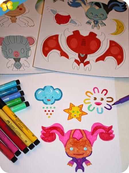 Nos pochoirs kawaii de Régis Lejonc