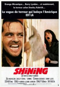 Stephen King affiche de shining de stanley kubrick 207x300 [Dossier] Stephen King au cinéma : du papier à la pellicule 
