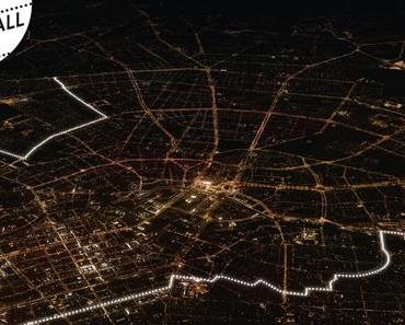Une frontière lumineuse de 15 km de long pour les 25 ans de la chute du mur de Berlin