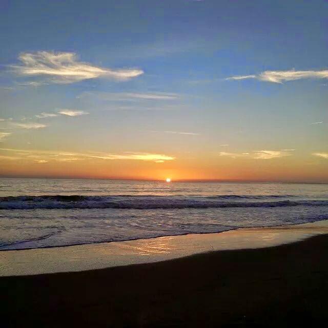 Coucher de soleil...