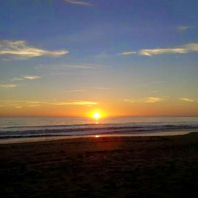 Coucher de soleil...