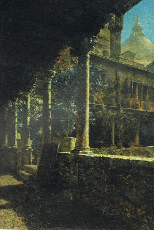 Kreuzgang der Abbazia San Gregorio - 1892