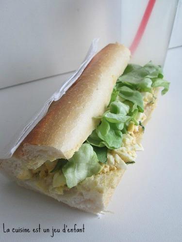 Sandwiche aux oeufs {Egg salad sandwich}