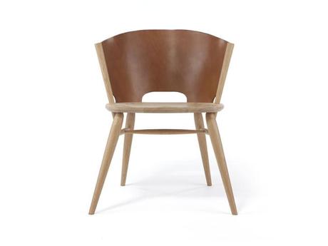Hamylin Chair la chaise de cuir par Gareth Neal