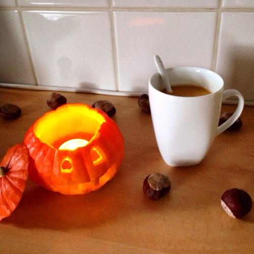 Pumpkin spice chaï latte - spécial Halloween