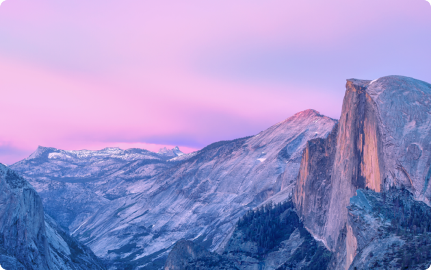OS X Yosemite ecran vierge