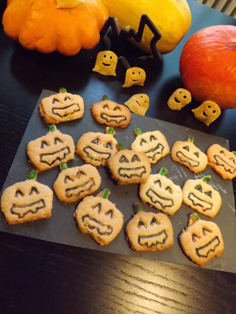 Biscuits Jack-o'-Lantern  pour Halloween