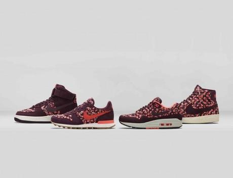 Nike X Liberty of London - Collection Belmont ivy Burgundy