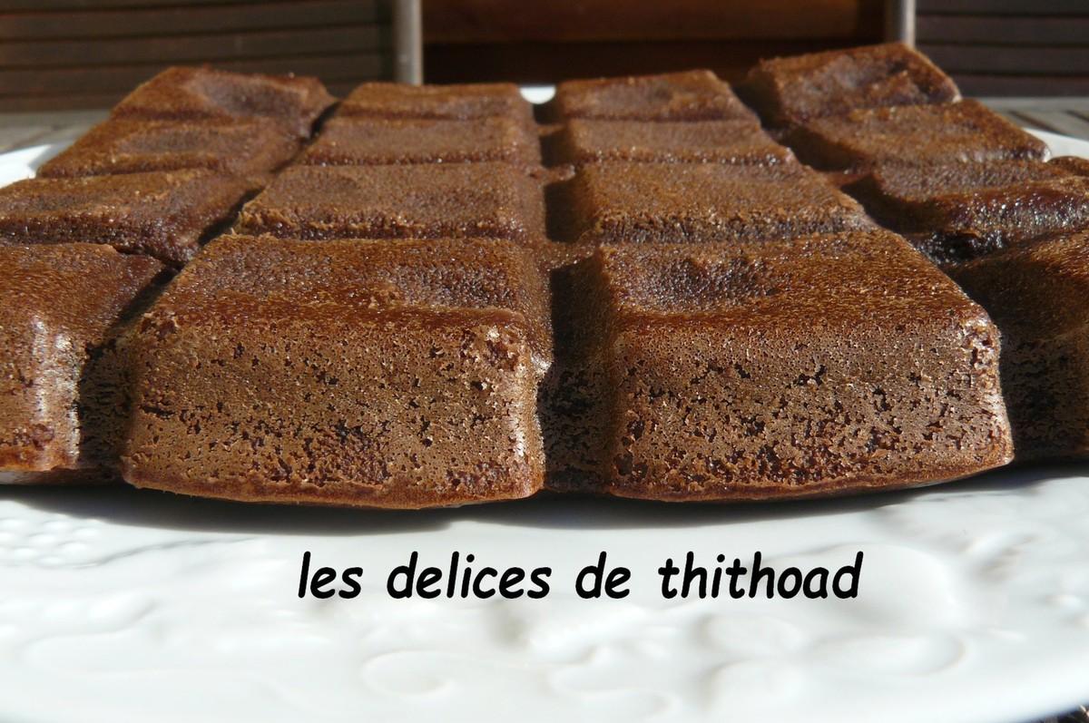 brownie allégé à la compote de pommes