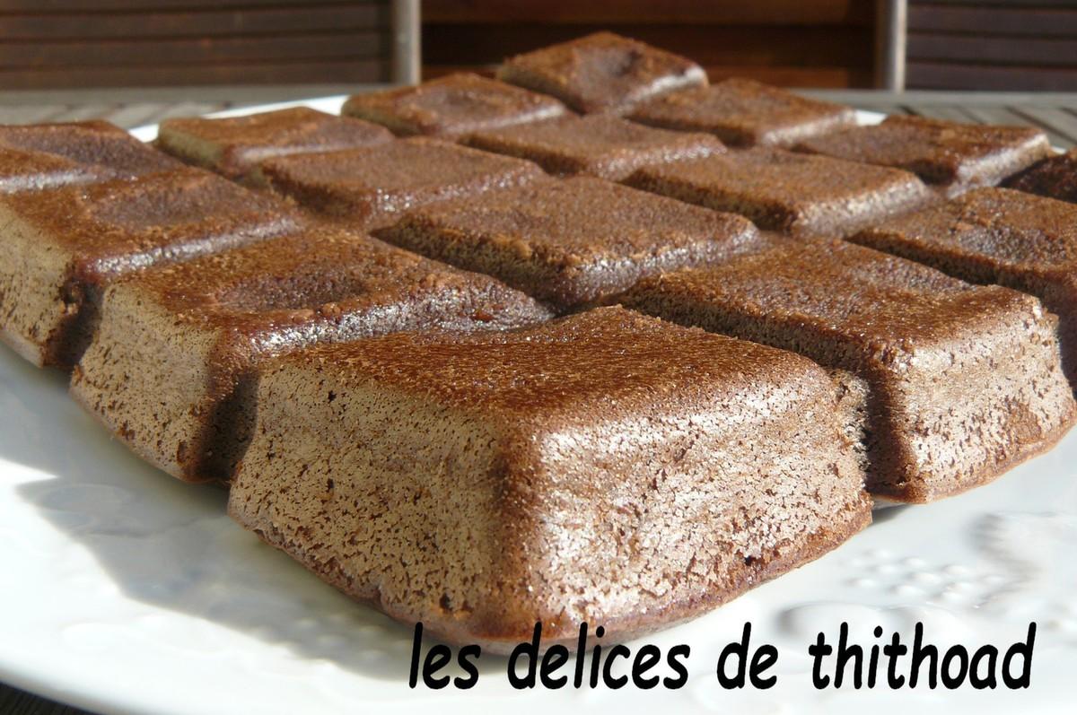 brownie allégé à la compote de pommes