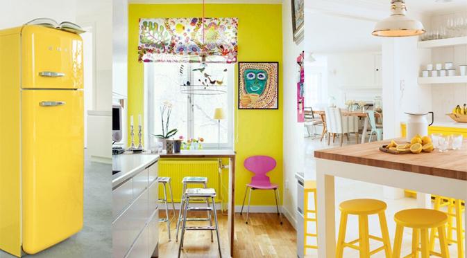 idees decoration cuisine jaune