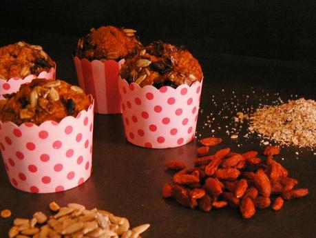 Muffins curcuma goji