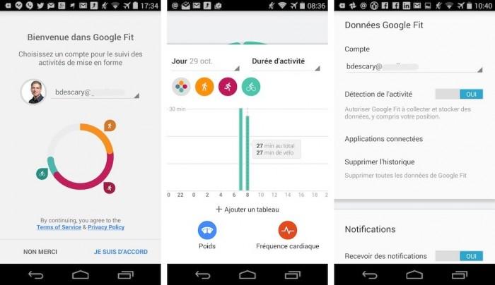 android ggole fit suivit d activités phisiques 700x404 Google Fit pour Android suit vos activités physiques automatiquement
