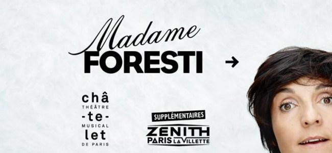 Madame Foresti - théâtre du Châtelet Paris