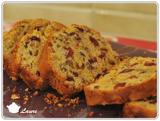 Cake aux cranberry