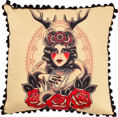 PW034-coussin-tattoo-deco-tatouage-marque-sourpuss-lady-of-the-woods-