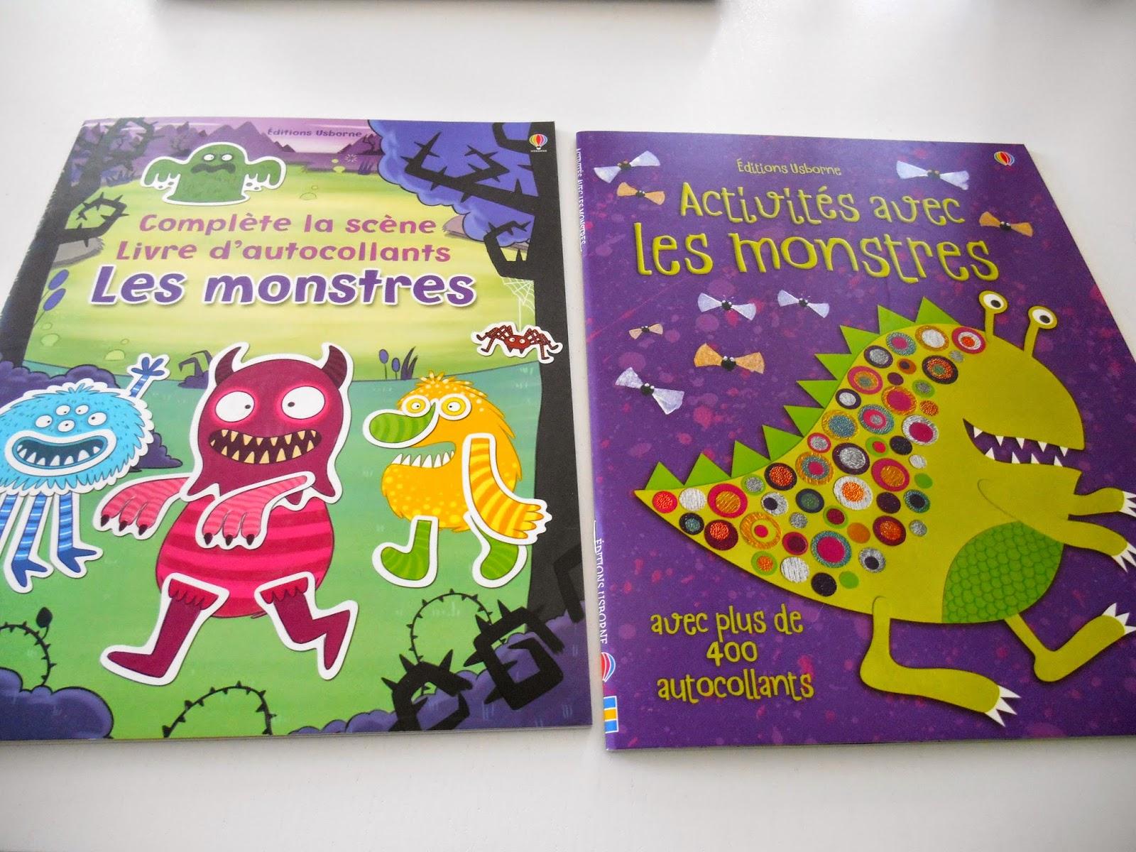 Halloween : on dessine, on colle, on colorie! #5 : Activités avec les monstres - Complète la scène Les monstres