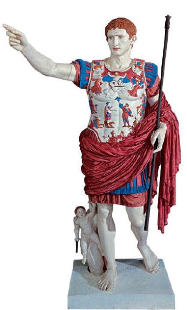 Mon top 10 sculptures antiques dans les musées: N°8: La statue d'Auguste de Prima Porta (Rome, musées du Vatican)