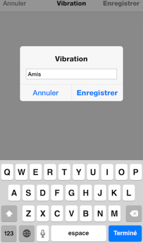 iphone crer une vibration personnalisée 2 295x500 iPhone iOS 8: comment personnaliser le vibreur 