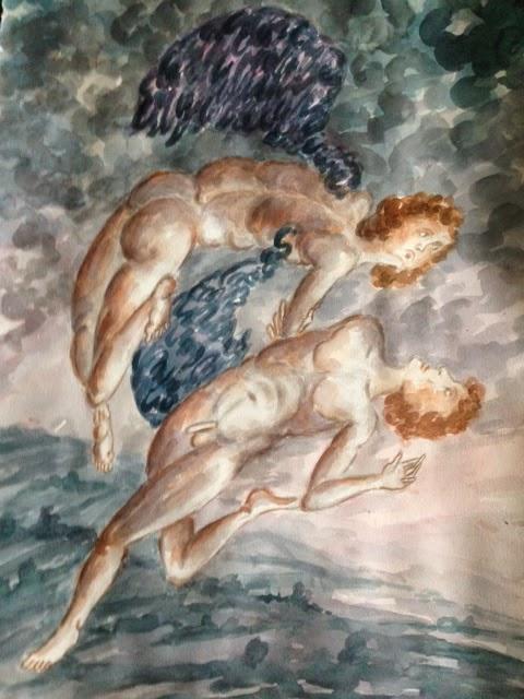 Sarpédon enlevé par Hypnos.