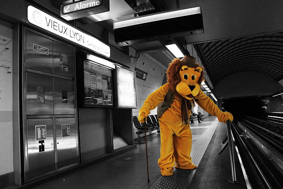 Les stations de métro de Lyon illustrées