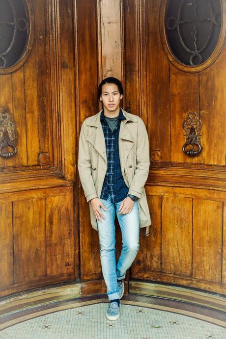look trench homme