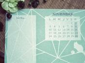 [diy] printable calendrier wallpaper novembre