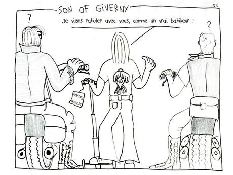 Sons of Giverny, un strip de Zéda pour larticle rencontre Cuadrado et Margerin