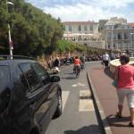 En piste vers le rocher de la vierge