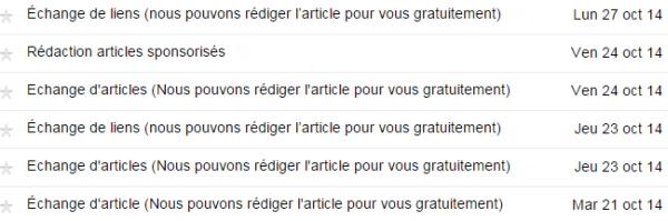 La boîte aux lettres d'un blogueur