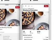 Pinterest peaufine l’interface application iPhone